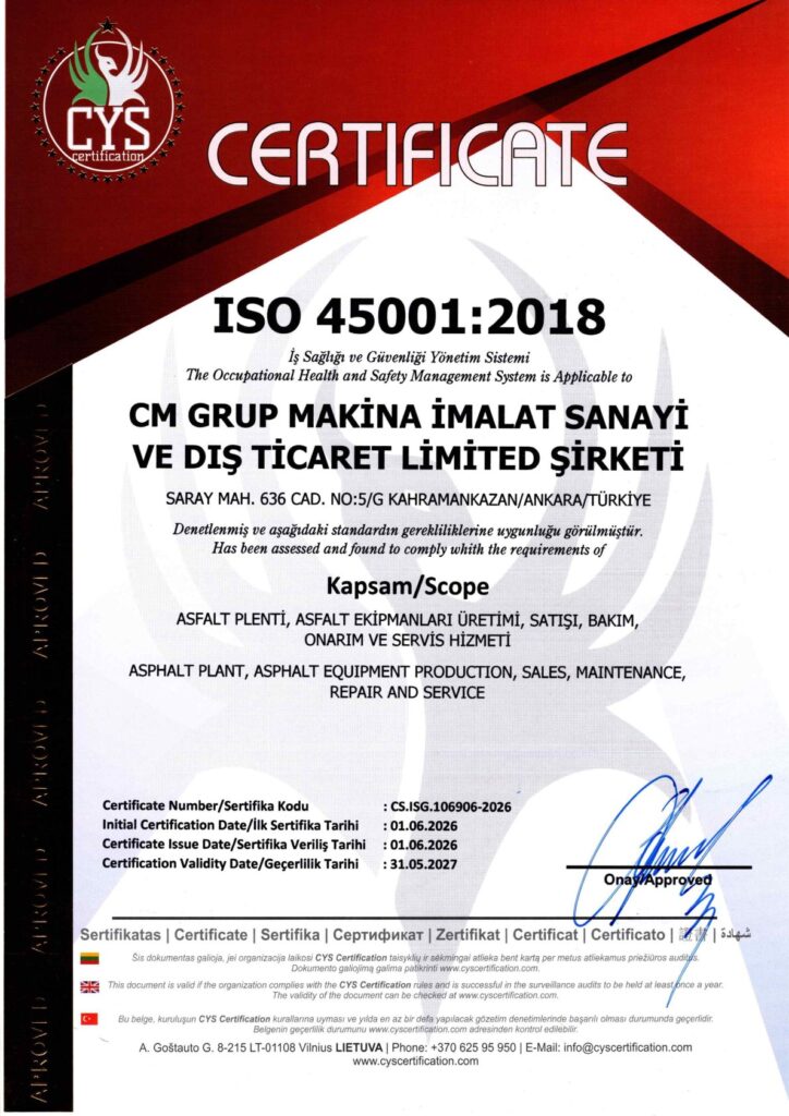 ISO 45001 2018 2027